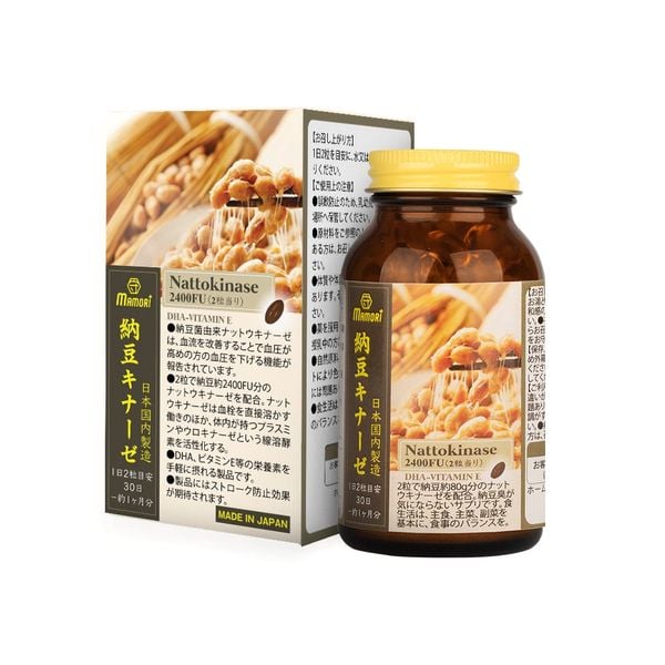 Viên Uống Mamori Nattokinase 2400FU Hỗ Trợ Phòng Ngừa Đột Qụy