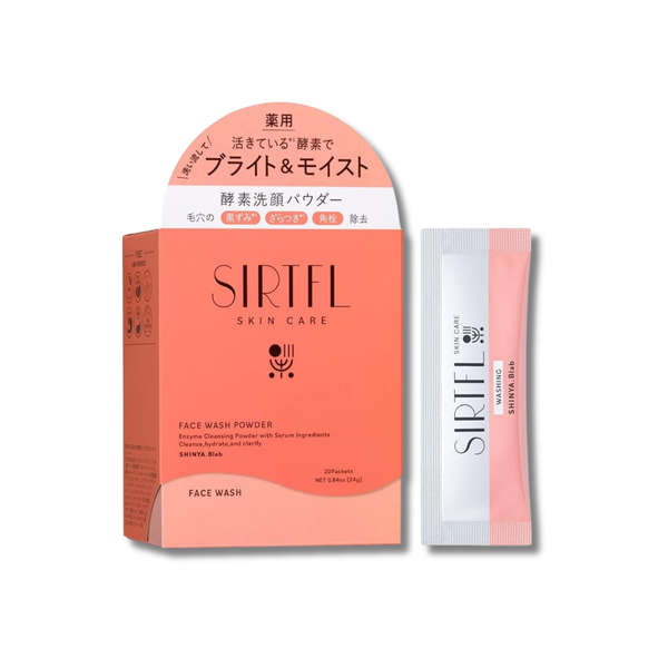 Bột Rửa Mặt Enzyme Làm Sáng Da Từ Nhật Bản SIRTFL Làm Sạch Sâu, Loại Bỏ Tế Bào Chết