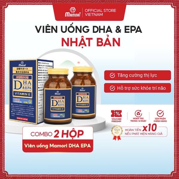 Viên Uống Mamori DHA & EPA Hỗ Trợ Trí Nhớ