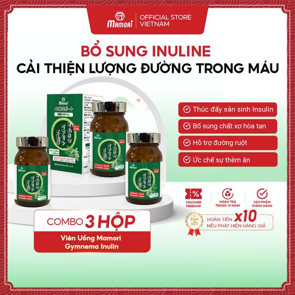 Viên Uống  Mamori Gymnema Inulin Hỗ Trợ Đường Huyết