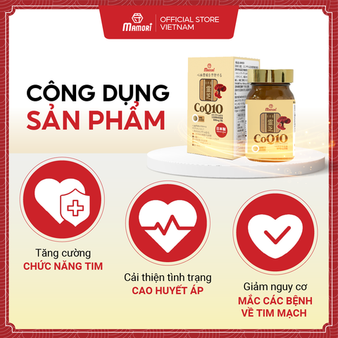 Viên Uống Mamori CoQ10 Tốt Cho Tim
