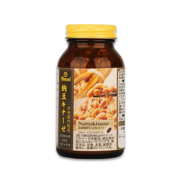 Viên Uống Mamori Nattokinase 2400FU Hỗ Trợ Phòng Ngừa Đột Qụy