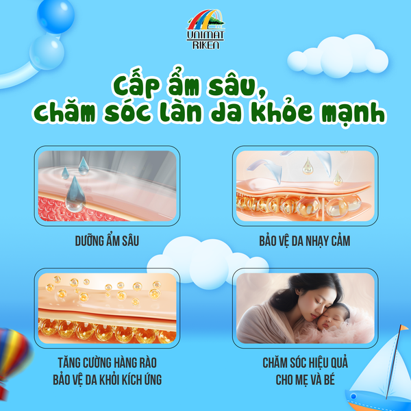 Kem Dưỡng Ẩm Mỡ Ngựa Cho Mẹ Và Bé Unimat Riken 30g – Dịu Nhẹ Cho Làn Da Nhạy Cảm