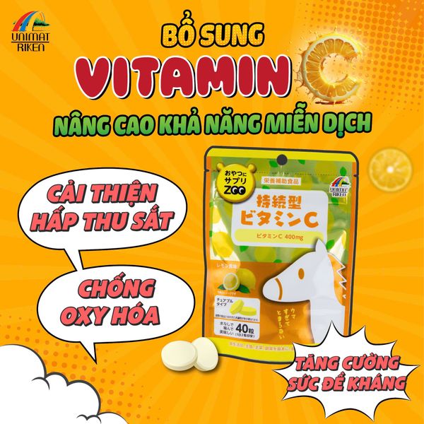 Kẹo Bổ Sung Vitamin C Vị Chanh Zoo season (40 Viên)