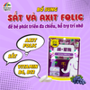 Kẹo Bổ Sung Sắt & Axit Folic Vị Nho Unimat Riken (Zoo season)(40 Viên)