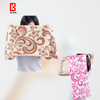 Khăn Gội Đầu, Khăn Lau Tóc, Quấn Tóc KIBA KT 34cm x 75cm Họa Tiết Sóng, Chất Cotton Dày Dặn, Êm Mềm, Thấm Hút Tốt