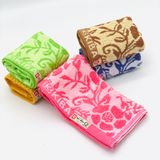  Khăn Mặt KIBA Họa Tiết Hoa Hồng Dây Cỡ Bé 28x48cm, Chất Cotton Êm, Mềm, Dày Dặn Thấm Hút Tốt, An Toàn Cho Da 
