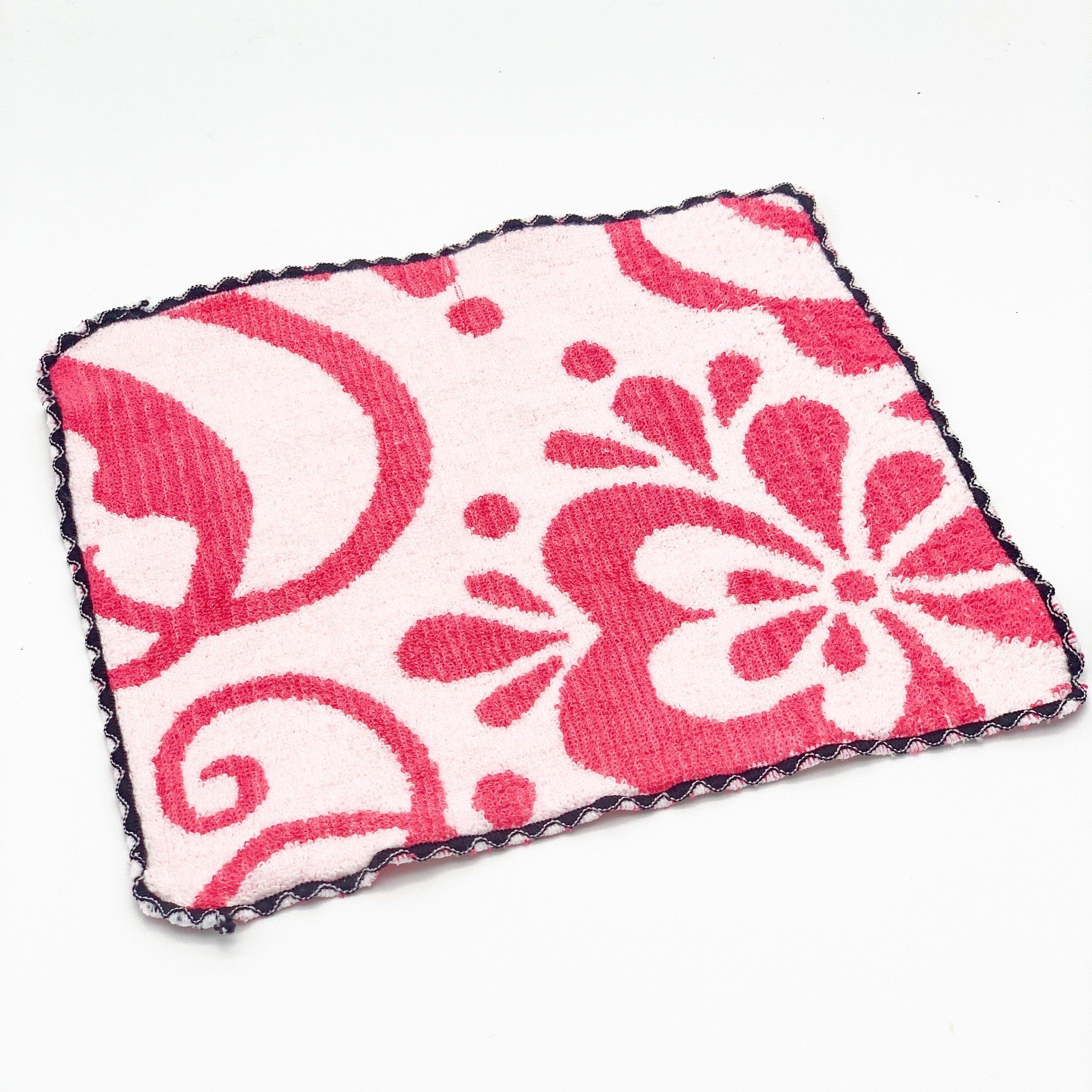  Khăn Lau Đa Năng Hình Vuông SZ 25x25cm KIBA Hoa Văn, Chất Cotton 100% Thấm Hút, Bền Màu, Kích Thước Nhỏ Gọn, Tiện Lợi 