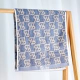  Khăn Gội Đầu, Lau Tóc, Quấn Tóc KIBA Kt 34x75cm Họa Tiết Monogram Sang Trọng Chất Nhẹ, Êm, Thấm Hút Tốt 