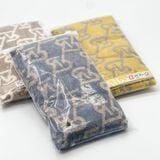  Khăn Gội Đầu, Lau Tóc, Quấn Tóc KIBA Kt 34x75cm Họa Tiết Monogram Sang Trọng Chất Nhẹ, Êm, Thấm Hút Tốt 