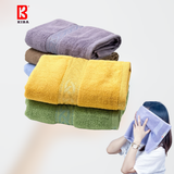  Khăn Mặt KIBA Đơn Màu KT 28cm  x 48cm,  Chất Cotton Êm, Mềm, Dày Dặn Thấm Hút Tốt, Tơi Bông, Thoáng Khí 