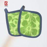  Lót Xoong Nồi Chống Nóng (02 chiếc) KIBA 2 Lớp Cotton Dày Dặn, Êm, Mềm, Cách Nhiệt Tốt 