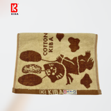  Khăn Mặt KIBA Họa Tiết Gấu Bóng Bay KT 30cm x 45m , Chất Cotton Hữu Cơ Tự Nhiên Dày Dặn, Thấm Hút Tốt, An Toàn Cho Da 