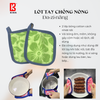  Lót Xoong Nồi Chống Nóng (02 chiếc) KIBA 2 Lớp Cotton Dày Dặn, Êm, Mềm, Cách Nhiệt Tốt 