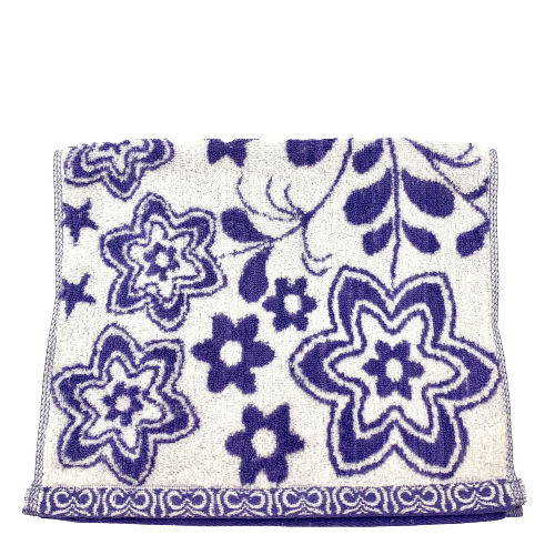  Khăn Mặt KIBA Họa Tiết Hoa Sao Xinh Xắn KT 32cm x 49cm, Chất Cotton Dày Dặn, Êm, Mềm, Thấm Hút Tốt, Tơi Bông, Thoáng Khí 