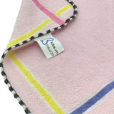  Khăn Mặt Trẻ Em KIBA Thêu Gấu Ngộ Ngĩnh, Chất Cotton Êm, Mềm, Thấm Hút, An Toàn Cho Bé 