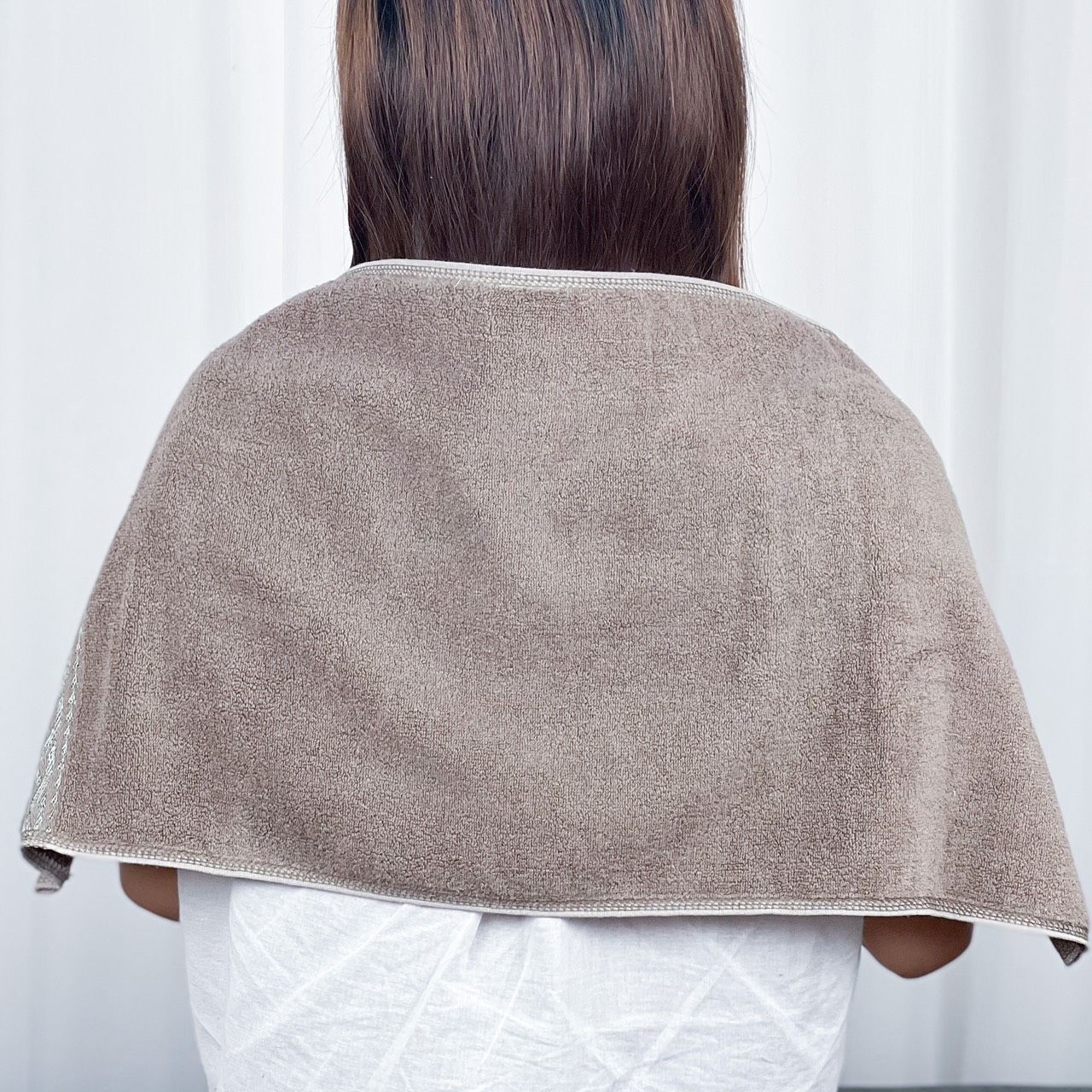  Khăn Gội Đầu, Khăn Lau Tóc, Quấn Tóc KIBA  KT 34cm x 75cm Trơn Màu Đơn Giản, Chất Cotton Dày Dặn, Êm Mềm, Thấm Hút Tốt 