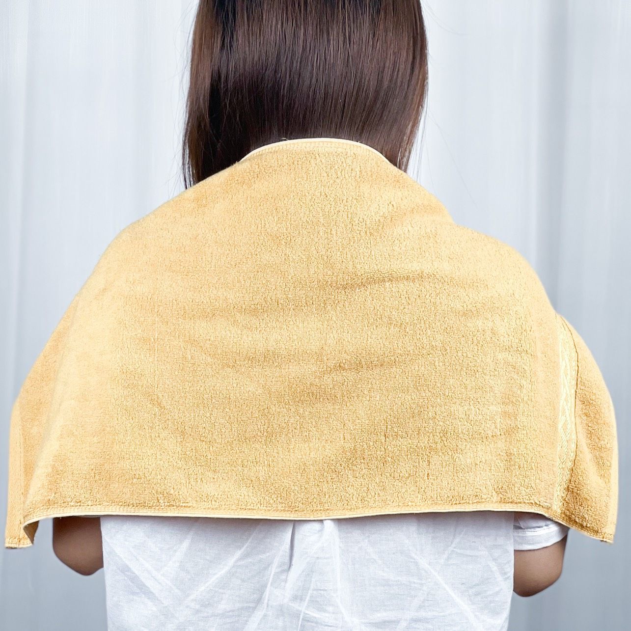  Khăn Gội Đầu, Khăn Lau Tóc, Quấn Tóc KIBA  KT 34cm x 75cm Trơn Màu Đơn Giản, Chất Cotton Dày Dặn, Êm Mềm, Thấm Hút Tốt 