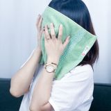  Khăn Mặt KIBA Đơn Màu KT 28cm  x 48cm,  Chất Cotton Êm, Mềm, Dày Dặn Thấm Hút Tốt, Tơi Bông, Thoáng Khí 