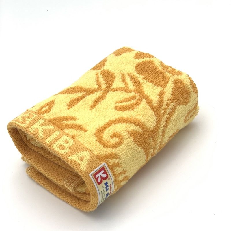  Khăn Mặt KIBA Họa Tiết Hoa Hồng Dây Cỡ Bé 28x48cm, Chất Cotton Êm, Mềm, Dày Dặn Thấm Hút Tốt, An Toàn Cho Da 