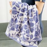  Khăn Tắm Hoa Văn Cỡ Vừa 50x100cm KIBA Cotton Kháng Khuẩn, Dày Dặn, Êm Mềm, Thấm Hút Tốt, An Toàn Cho Da, Phù Hợp Cho Bé 