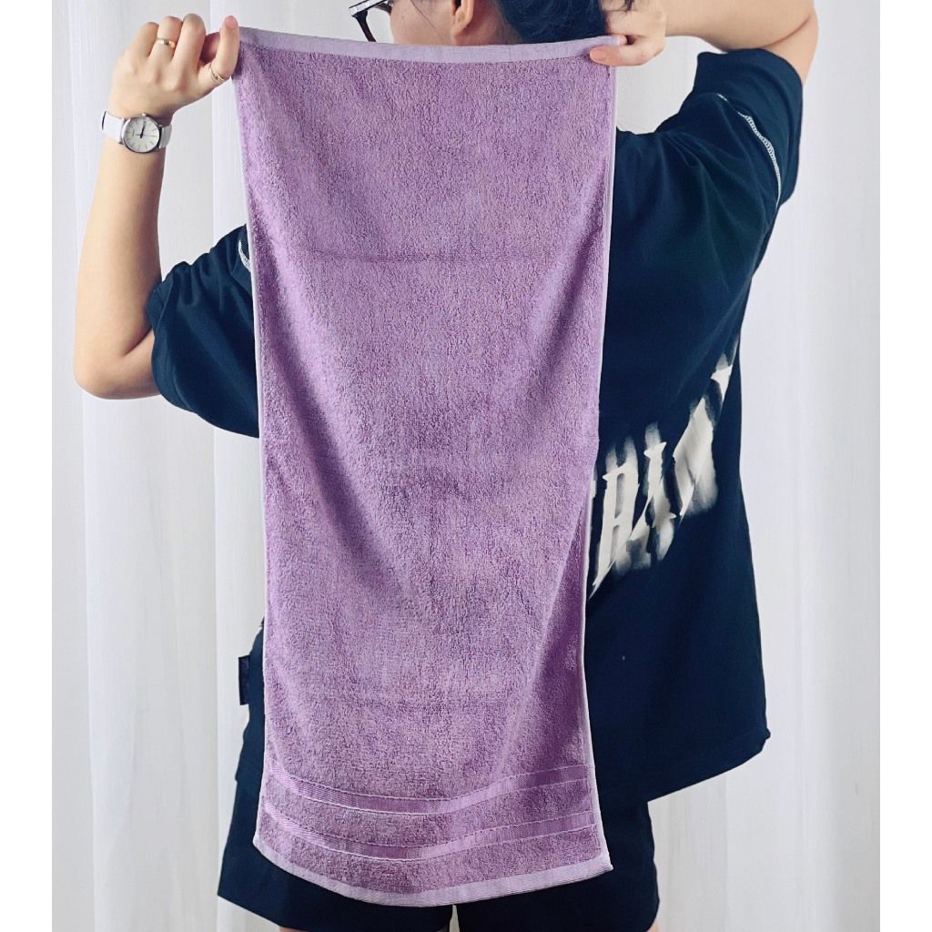  Khăn Gội Đầu, Lau Tóc, Quấn Tóc, Khăn Tắm Cỡ Nhỏ KIBA KT 34x75cm Sợi Tre Thấm Hút Vượt Trội, Bề Mặt Khăn Mềm, Mượt 