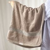  Khăn Tắm Màu Trơn KIBA Sz Nhỏ 50x100cm Chất Cotton Dày Dặn, Êm, Mềm, Thấm Hút Tốt, An Toàn Cho Da 