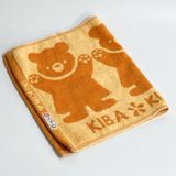  Khăn Mặt KIBA Cỡ Bé 28x48cm Họa Tiết Ba Chú Gấu Dễ Thương,  Chất Cotton Êm, Mềm, Dày Dặn Thấm Hút Tốt, An Toàn Cho Da 