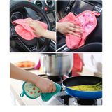  Khăn Lau Tay Lông Cừu KIBA, Chất Siêu Mềm, Siêu Thấm, Có Móc Treo Tiện Lợi, Nhiều Màu Sắc Xinh Xắn 