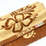  Khăn Mặt KIBA Họa Tiết Hoa Mai KT 28x48cm, Chất Cotton Êm, Mềm, Dày Dặn Thấm Hút Tốt, An Toàn Cho Da 