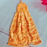  Khăn Lau Tay Dài KIBA Có Móc Treo Tiện Lợi, Chất Cotton Êm, Mềm, Thấm Hút, Không Nhờn, Dính 