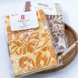  Combo 2 Chiếc Khăn Mặt KIBA Cotton, Giá Tốt, Họa Tiết Hoa Văn Phối 5 Màu, 3 Size (28x48cm;30x45cm,32x49cm) 