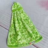  Khăn Lau Tay Dài KIBA Có Móc Treo Tiện Lợi, Chất Cotton Êm, Mềm, Thấm Hút, Không Nhờn, Dính 