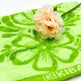  Khăn Mặt KIBA Họa Tiết Hoa Mai KT 28x48cm, Chất Cotton Êm, Mềm, Dày Dặn Thấm Hút Tốt, An Toàn Cho Da 