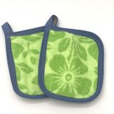  Lót Xoong Nồi Chống Nóng (02 chiếc) KIBA 2 Lớp Cotton Dày Dặn, Êm, Mềm, Cách Nhiệt Tốt 