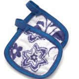  Lót Xoong Nồi Chống Nóng (02 chiếc) KIBA 2 Lớp Cotton Dày Dặn, Êm, Mềm, Cách Nhiệt Tốt 