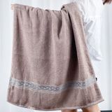  Khăn Tắm Màu Trơn KIBA Sz To 70x140cm Chất Cotton Dày Dặn, Êm, Mềm, Thấm Hút Tốt, An Toàn Cho Da 