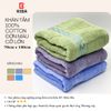  Khăn Tắm Màu Trơn KIBA Sz To 70x140cm Chất Cotton Dày Dặn, Êm, Mềm, Thấm Hút Tốt, An Toàn Cho Da 
