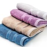  Khăn Gội Đầu, Lau Tóc, Quấn Tóc, Khăn Tắm Cỡ Nhỏ KIBA KT 34x75cm Sợi Tre Thấm Hút Vượt Trội, Bề Mặt Khăn Mềm, Mượt 