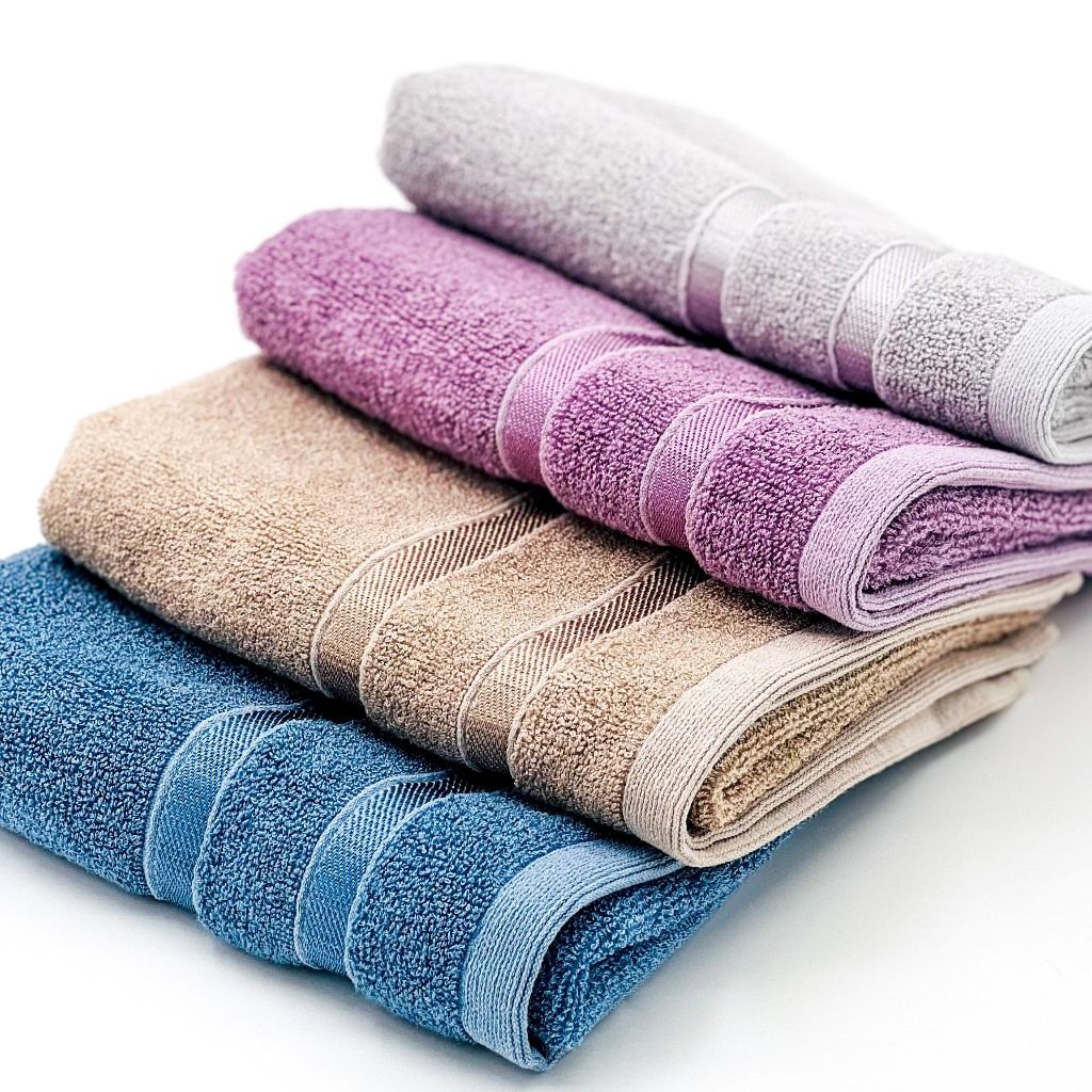  Khăn Gội Đầu, Lau Tóc, Quấn Tóc, Khăn Tắm Cỡ Nhỏ KIBA KT 34x75cm Sợi Tre Thấm Hút Vượt Trội, Bề Mặt Khăn Mềm, Mượt 