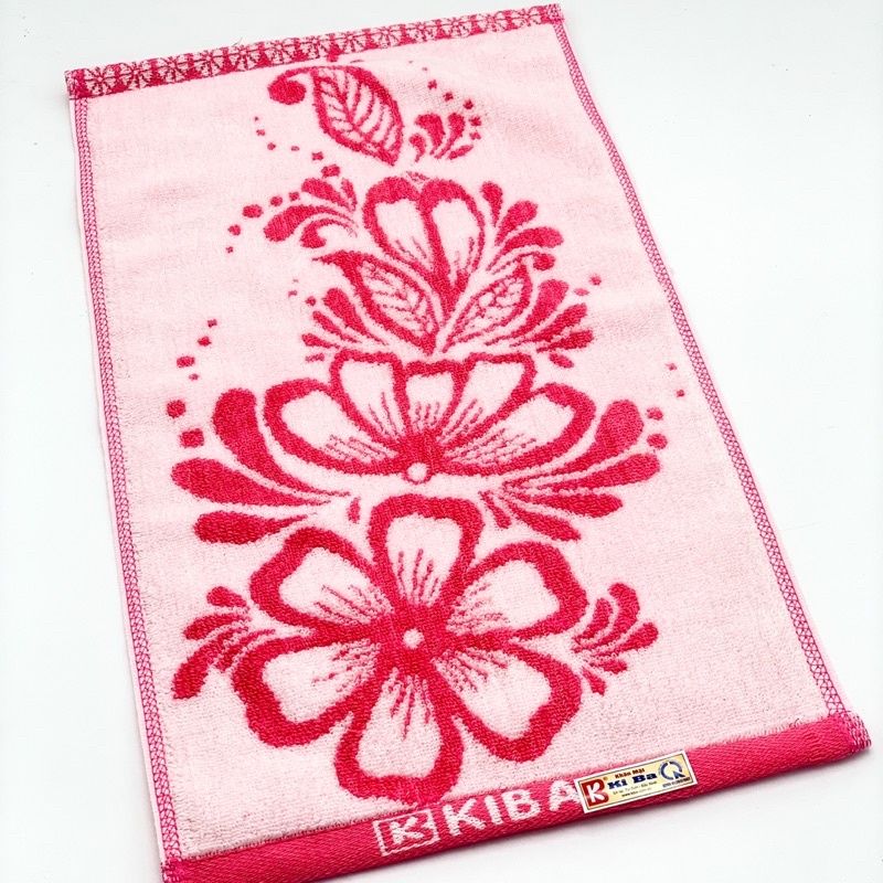  Khăn Mặt KIBA Họa Tiết Hoa Mai KT 28x48cm, Chất Cotton Êm, Mềm, Dày Dặn Thấm Hút Tốt, An Toàn Cho Da 