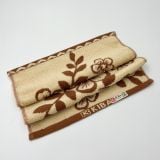  Khăn Mặt Vuông KIBA Cỡ 34x34cm,Chất Liệu Cotton Dày Dặn, Thấm Hút Tốt, Họa Tiết Hoa Mai Nhiều Màu 
