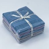  Set 5 Chiếc Khăn Mặt Sợi Tre KIBA 28x48cm Thấm Hút Gấp Đôi, Êm, Mềm, Nhẹ Bông 