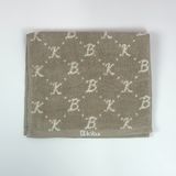  Khăn Mặt KIBA Họa Tiết Monogram Trẻ Trung, Hiện Đại KT 28cm  x 48cm,  Chất Cotton Êm, Mềm, Dày Dặn Thấm Hút Tốt, Tơi Bông, Thoáng Khí 