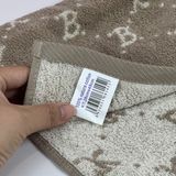  Khăn Mặt KIBA Họa Tiết Monogram Trẻ Trung, Hiện Đại KT 28cm  x 48cm,  Chất Cotton Êm, Mềm, Dày Dặn Thấm Hút Tốt, Tơi Bông, Thoáng Khí 