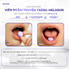 Combo 06 Hộp - Viên Ngậm Truyền Trắng Melasun