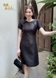  Đầm suông A Tafta ánh kim TFL736BLK 