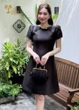  Đầm suông A Tafta ánh kim TFL736BLK 