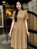  Đầm dự tiệc chân váy dập ly TFL725BE 