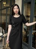  Đầm dự tiệc dáng ôm màu đen sang trọng TFL806BLK 
